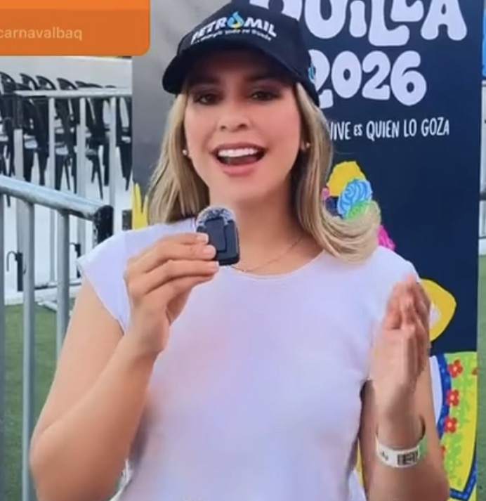 Valeria frente a cámara