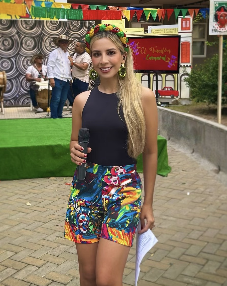 Valeria en una actividad cultural
